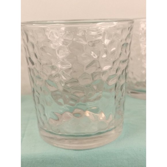 Short Tumbler Frost Clear Glasses Set Of 6 12oz 4"X31/2Made by Design - Picture 2 of 8